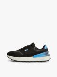 Black Tech Mixed Texture Cleat Trainers  Men