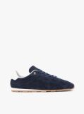 Blue Suede TH Monogram Low Profile Trainers  Women