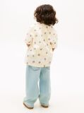Multi Print Ithaca Stripe Short Sleeve Oxford Shirt  Boys