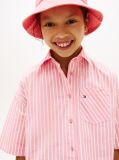 Multi Essential Relaxed Fit Stripe Short Sleeve Shirt  Girls