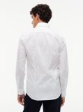 White Flex Slim Fit Poplin Shirt  Men