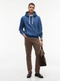 Blue Flag Embroidery Fleece Hoody  Men