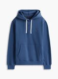 Blue Flag Embroidery Fleece Hoody  Men
