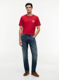 Red Wavy Flag T-Shirt  Men