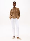 White White Mid Rise Straight Leg Jeans  Women