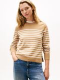 Multi Jersey Gold-Tone Button Jumper  Women