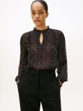 Multi Viscose Georgette Long Sleeve Blouse  Women
