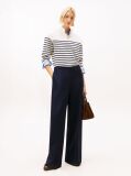 Blue Relaxed Wide Leg Trousers  Women