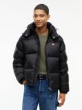 Black Water Repellent Ripstop Alaska Puffer Jacket  Men