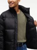 Black Water Repellent Ripstop Alaska Puffer Jacket  Men