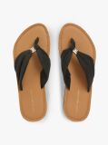Black TH Monogram Plaque Hemp Flip-Flops  Women