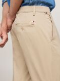 Beige Denton Stretch Cotton Straight Chinos  Men