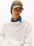 Green Contrast TH Monogram Baseball Cap  Men