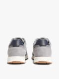 Grey Suede Mixed Texture Fine Cleat Trainers  Men