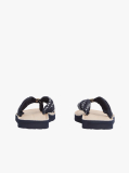 Blue Elevated Monogram Plaque Flip-Flops  Women