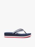 Multi Webbing Strap Signature Wedge Flip-Flops  Women