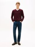 Red V-Neck Regular Fit Jumper  Men