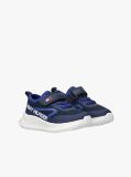 Blue Logo Lace-Up Hook And Loop Sneakers  Boys