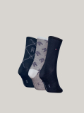 Multi Tommy Hilfiger Women's Classic Socks 3 pack Gift Box  Women