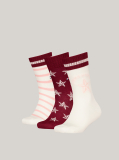 Multi Tommy Hilfiger Kids' Classic Socks 3 pack Gift Box  Kids Unisex
