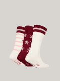 Multi Tommy Hilfiger Kids' Classic Socks 3 pack Gift Box  Kids Unisex