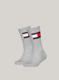 Grey Tommy Hilfiger Socks 2 Pack  Kids Unisex