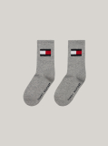 Grey Tommy Hilfiger Socks 2 Pack  Kids Unisex