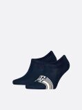 Blue Tommy Hilfiger Men's Invisible Footie Socks - 2 Pack  Men