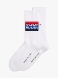 White 2-Pack Logo Stripe Socks  Men