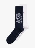 Blue 2-Pack Logo Mesh Panel Socks  Men