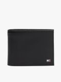 Black Mesh Flap Wallet  Men