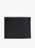 Black Mesh Flap Wallet  Men