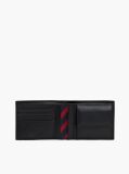 Black Leather Credit Card Wallet  Men