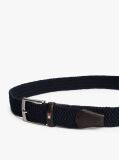 Blue WEBBED BELT  Men