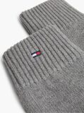 Grey Hilfiger Flag Embroidery Gloves with Cashmere  Men