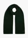 Green Hilfiger Flag Embroidery Scarf with Cashmere  Men