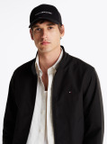 Black Six-Panel Logo Embroidery Baseball Cap  Men