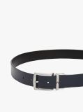 Blue Reversible Leather Belt  Men