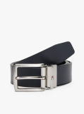 Blue Reversible Leather Belt  Men
