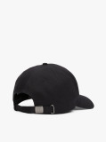 Black Six-Panel Baseball Cap  Men