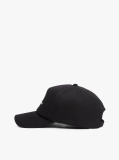 Black Six-Panel Baseball Cap  Men
