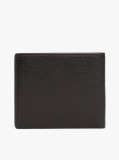 Black Corporate Leather Bifold Wallet  Men