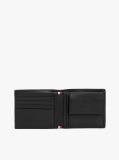 Black TH Business Card And Coin Wallet  Men