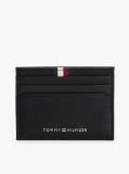 Black TH Business Leather Card Holder  Men