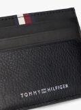Black TH Business Leather Card Holder  Men
