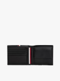 Black TH Business Corporate Leather Wallet  Men