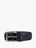 Blue Woven Elasticated Belt  Men