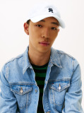 White Contrast TH Monogram Baseball Cap  Men
