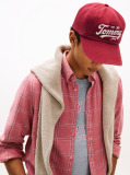Red Logo Embroidery Baseball Cap  Men