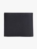 Blue Hilfiger Flag Leather Card And Coin Bifold Wallet  Men